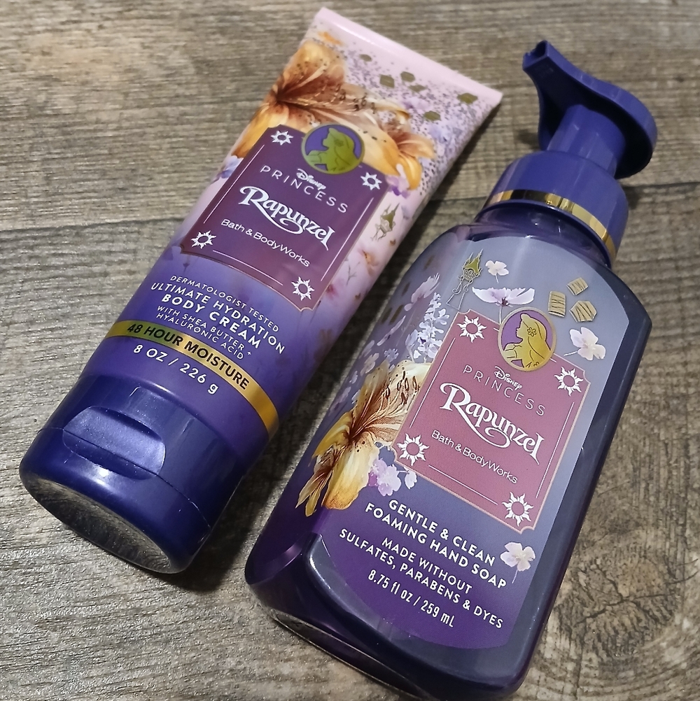 Disney ♡ Rapunzel Foaming Hand Soap & Body Cream - Picture 3 of 5